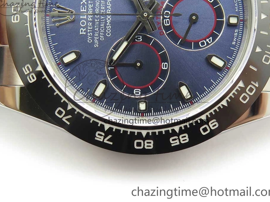 Daytona SS 1:1 Edition Noob Strap Black Best Rubber (Free SA4130 on Dial 904L Blue Extra Case Strap) 116519 0411